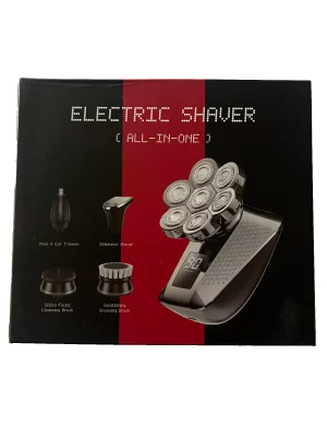 7 Heads All in One Electric Rechargeable Shaver Nose Ear Trimmer Sideburns Excellent Mens Gift