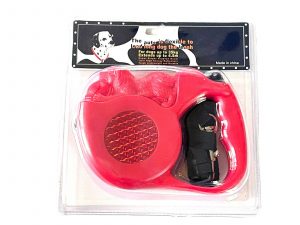 Reflective Retractable Pet Dog Leash Up to 4.5M Long 35KG 77LBS Krypton Beam